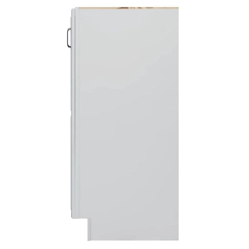 48" Wood Floor Standing Bathroom Linen Tower Bottom