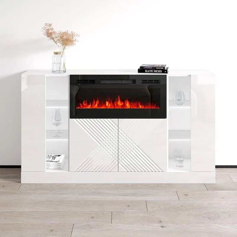 Fireplace Sideboard Buffet Credenza