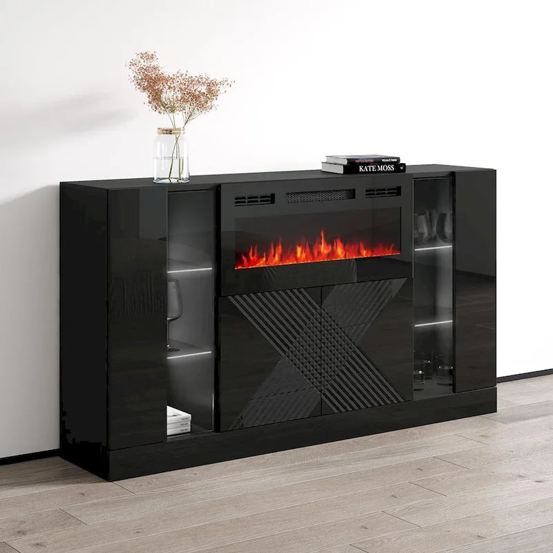 Fireplace Sideboard Buffet Credenza
