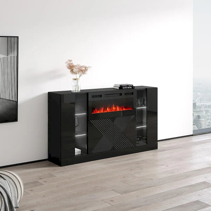 Fireplace Sideboard Buffet Credenza