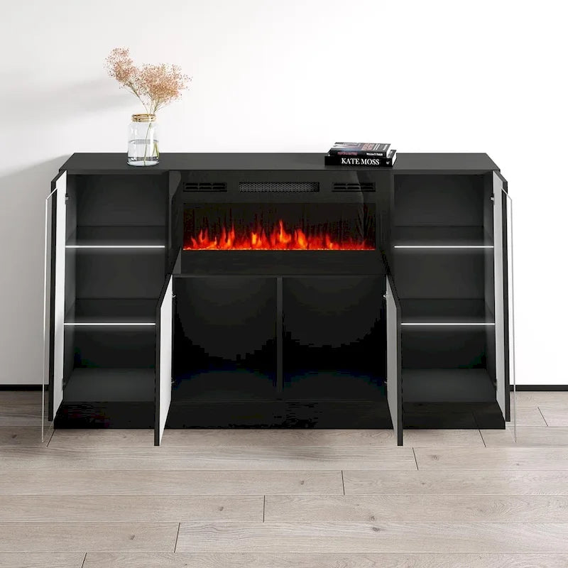 Fireplace Sideboard Buffet Credenza