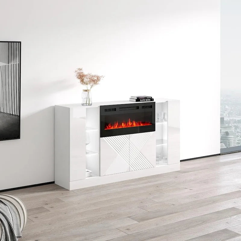 Fireplace Sideboard Buffet Credenza