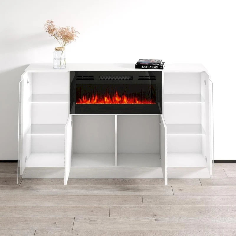 Fireplace Sideboard Buffet Credenza