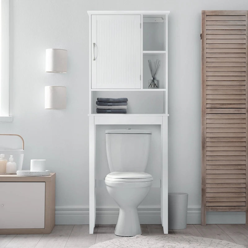 Over-the-Toilet Cabinet, White