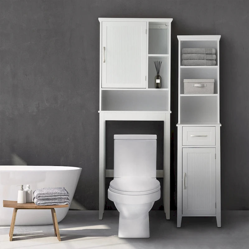 Over-the-Toilet Cabinet, White