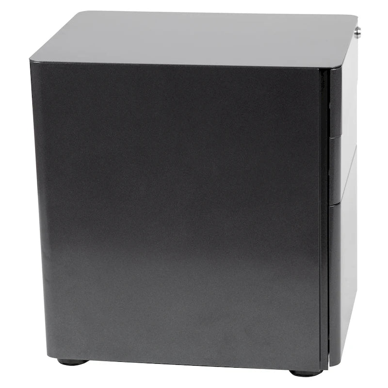 Modern 3-Drawer Mobile Locking Filing Cabinet Storage Organizer