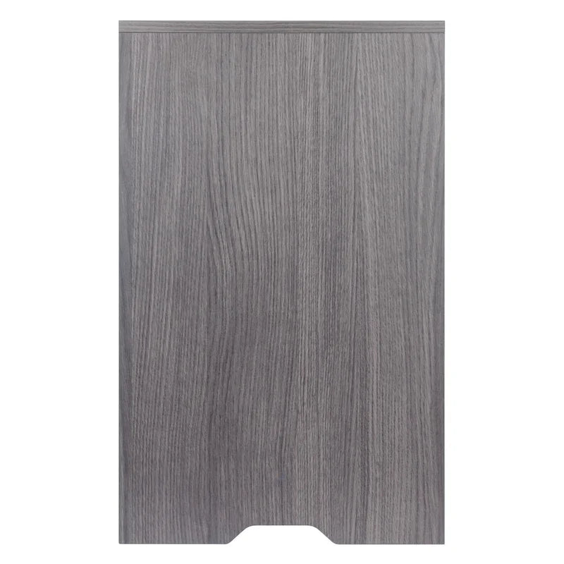1-Drawer Storage Cabinet, Charcoal