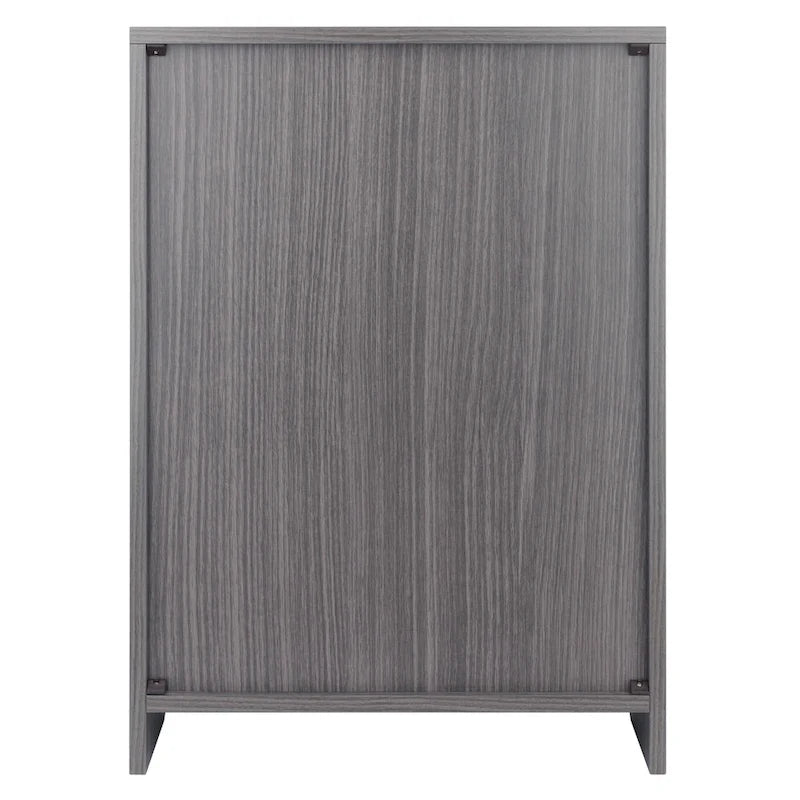 1-Drawer Storage Cabinet, Charcoal