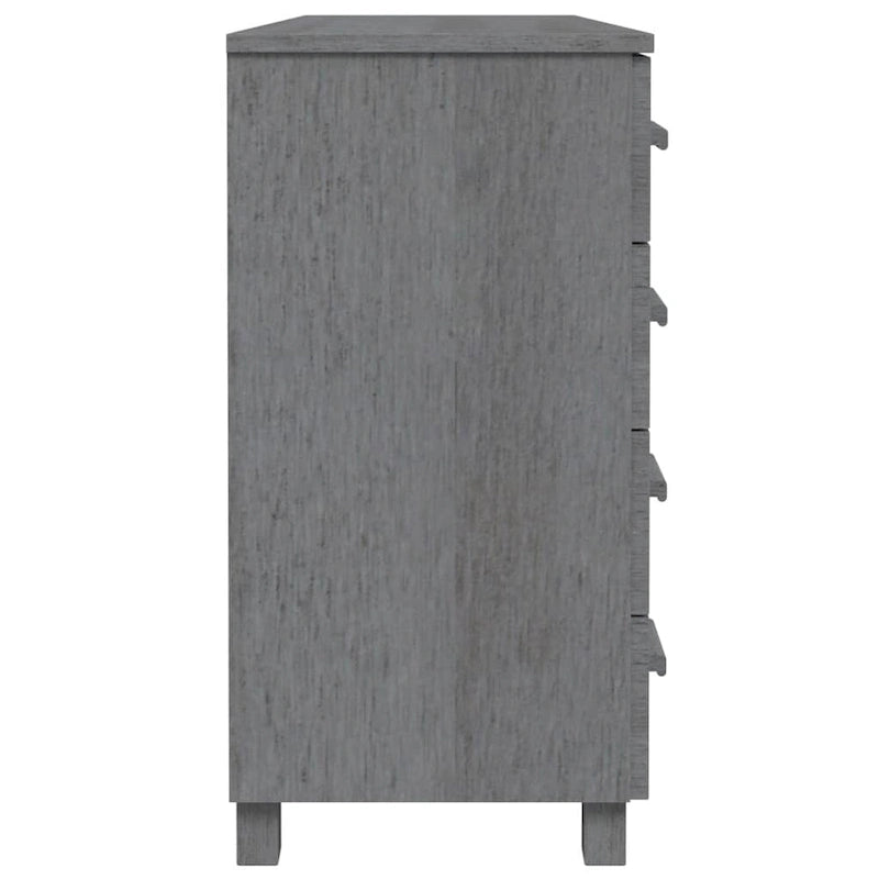 Solid Wood Pine Sideboard Buffet Console Cabinet for Kitchen - 44.5 x 15.7 x 31.5