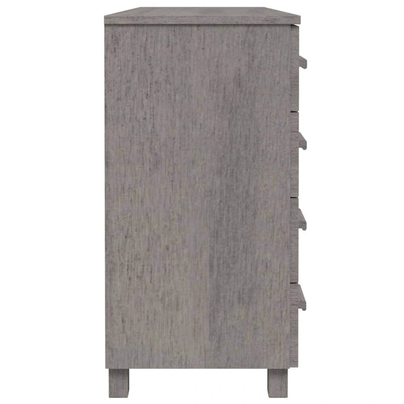 Solid Wood Pine Sideboard Buffet Console Cabinet for Kitchen - 44.5 x 15.7 x 31.5