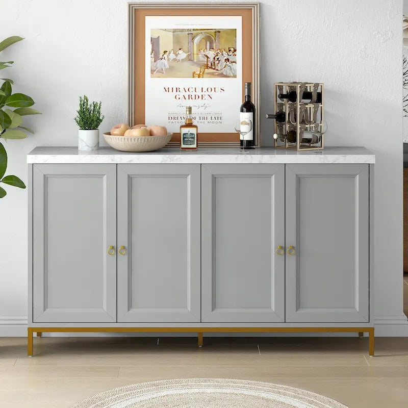 59.3 Modern Cabinet with Storage Space - N/A