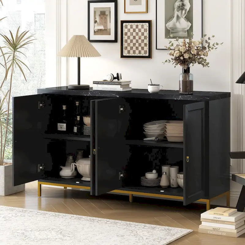 59.3 Modern Cabinet with Storage Space - N/A