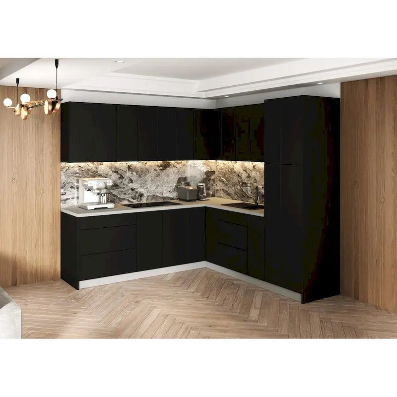 Kitchen Urban Collection Black Color Base Size 8x8Ft Wide - 96x96