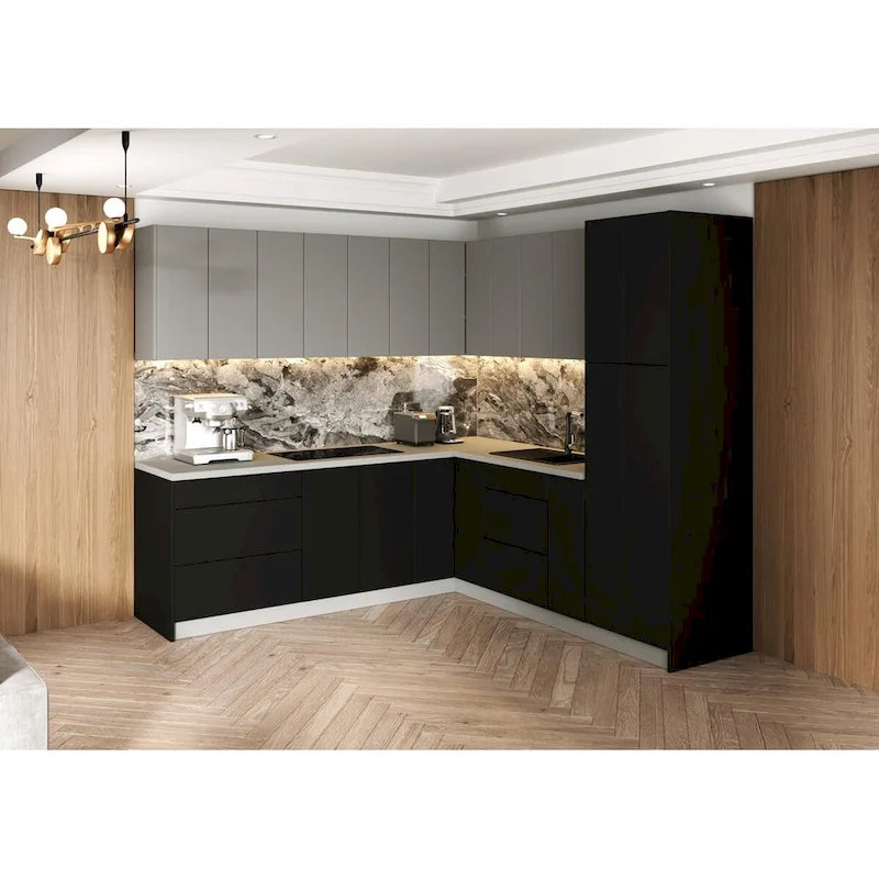 Kitchen Urban Collection Black Color Base Size 8x8Ft Wide - 96x96