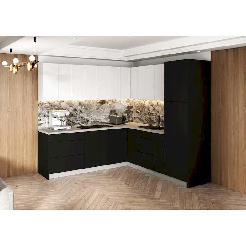 Kitchen Urban Collection Black Color Base Size 8x8Ft Wide - 96x96