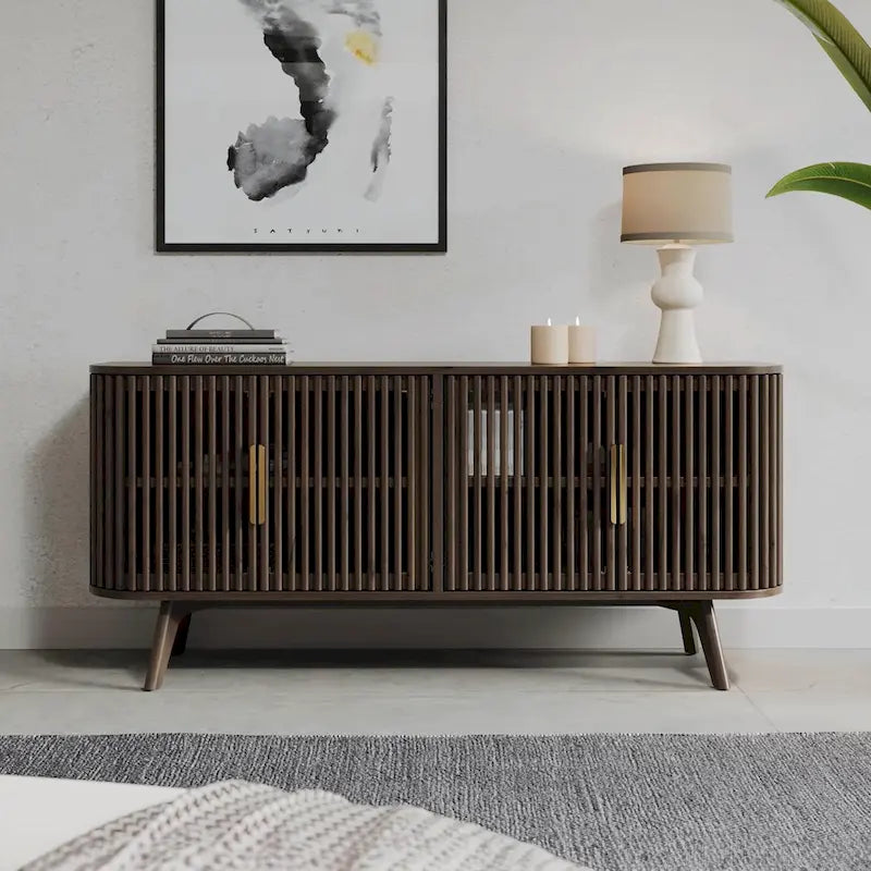 Mid Century Sideboard Buffet, FSC Certified