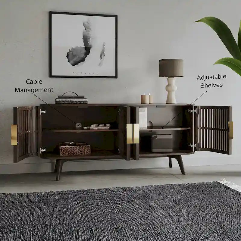 Mid Century Sideboard Buffet, FSC Certified