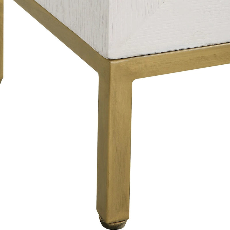 White 2-Door Cabinet - 40.25W x 34H x 13D