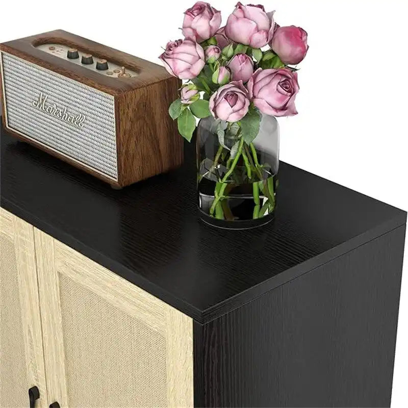 Buffet Sideboard Cabinet - 15D x 27.25W x 34.45H