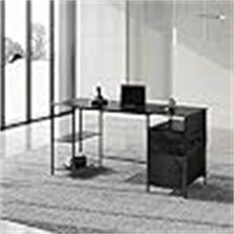 Desks with Drawers and Shelves - 21.65D x 59.06W x 29.13H
