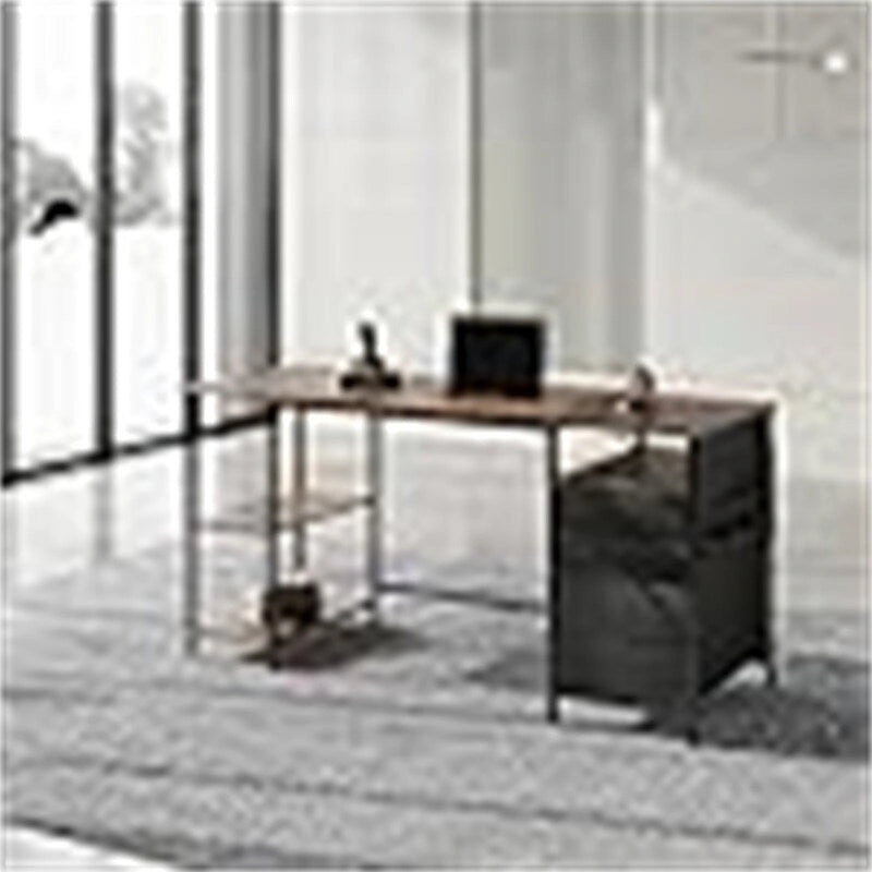 Desks with Drawers and Shelves - 21.65D x 59.06W x 29.13H