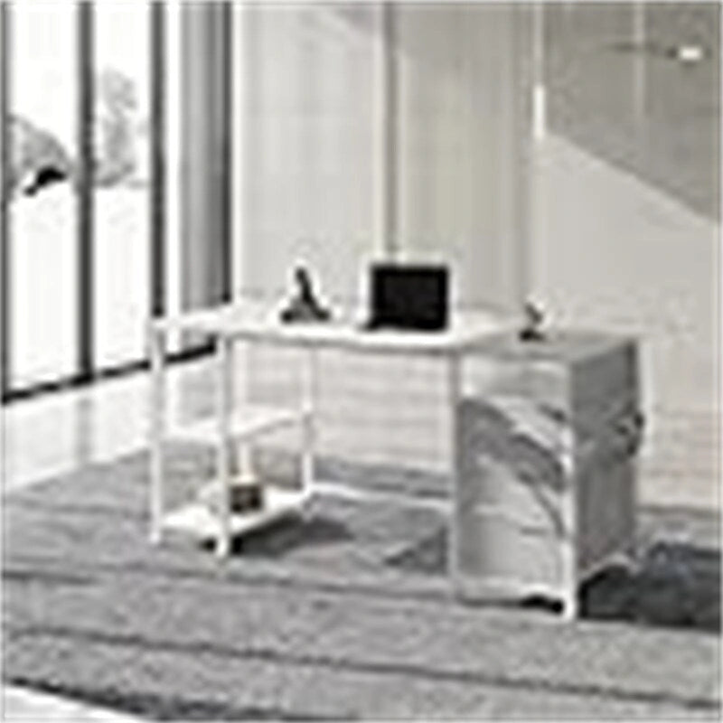 Desks with Drawers and Shelves - 21.65D x 59.06W x 29.13H