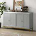 Modern Sideboard with Metal Handles and Support Legs