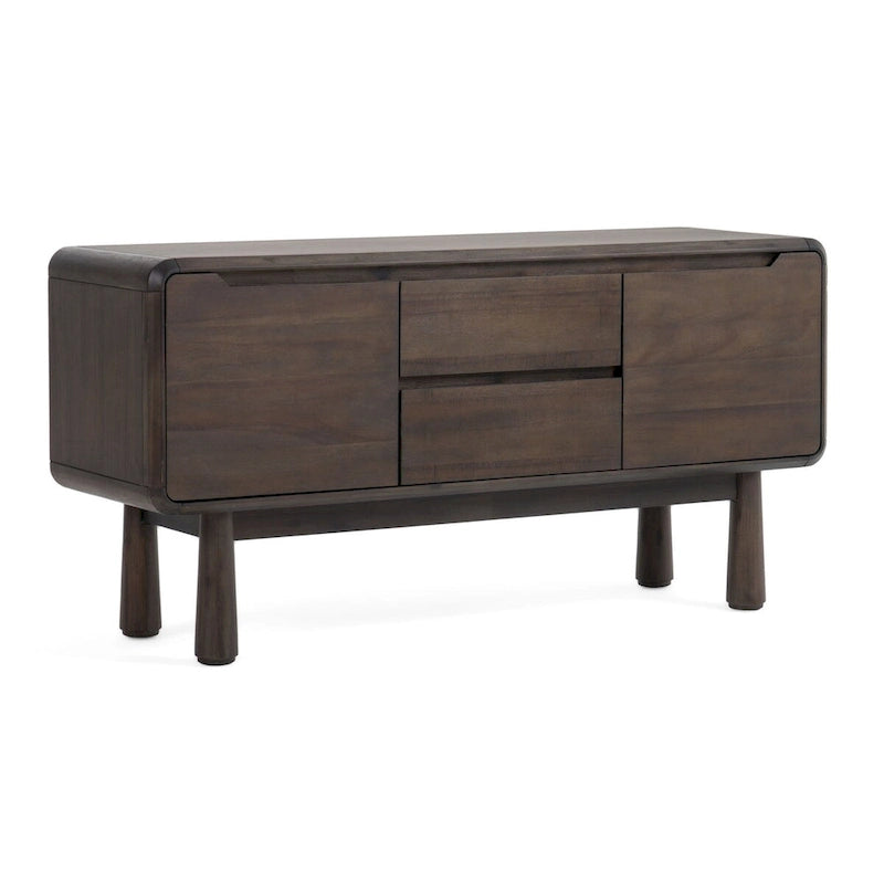 Modern Dark Acacia Buffet