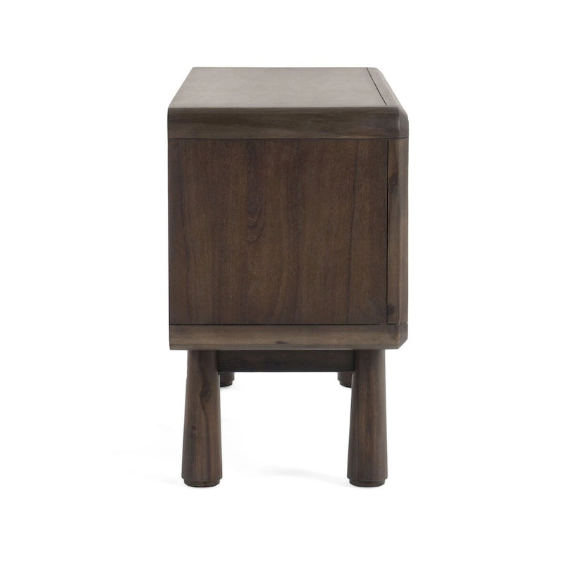 Modern Dark Acacia Buffet