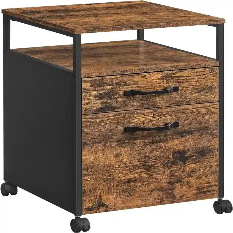 Mobile Filing Cabinet with Wheels