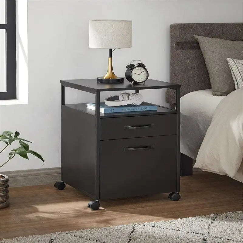 Mobile Filing Cabinet with Wheels