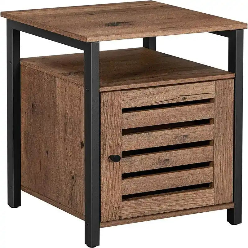 Industrial End Side Table