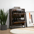 Shoe Cabinet with 2 Flip Drawers