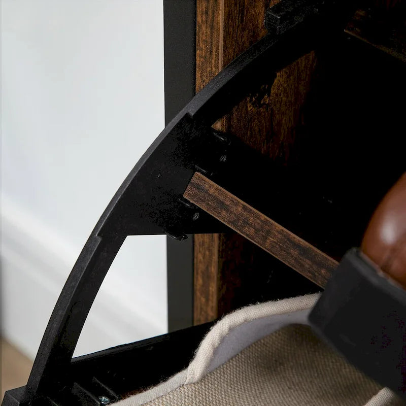 Shoe Cabinet with 2 Flip Drawers