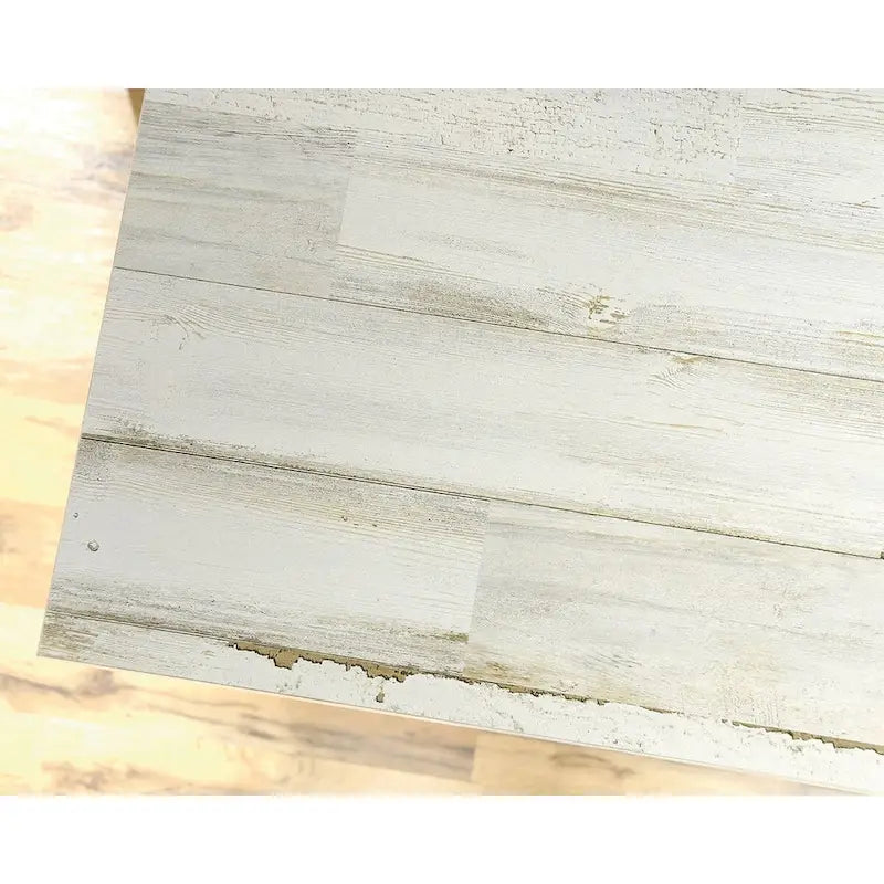 60" Sliding Door Entertainment Credenza - White Plank