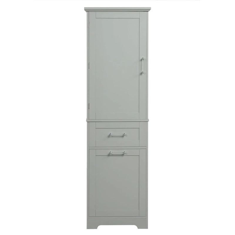 Storage Cabinet with Drawers and Adjustable Shelf